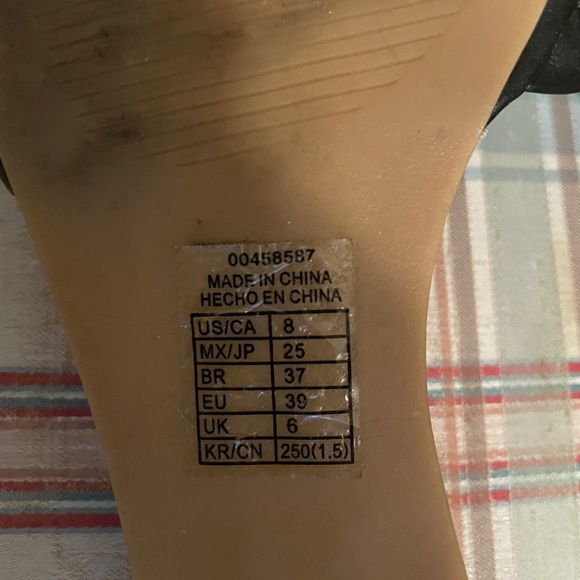 Women's Black Braided Slide Sandals - Picture 3 of 3